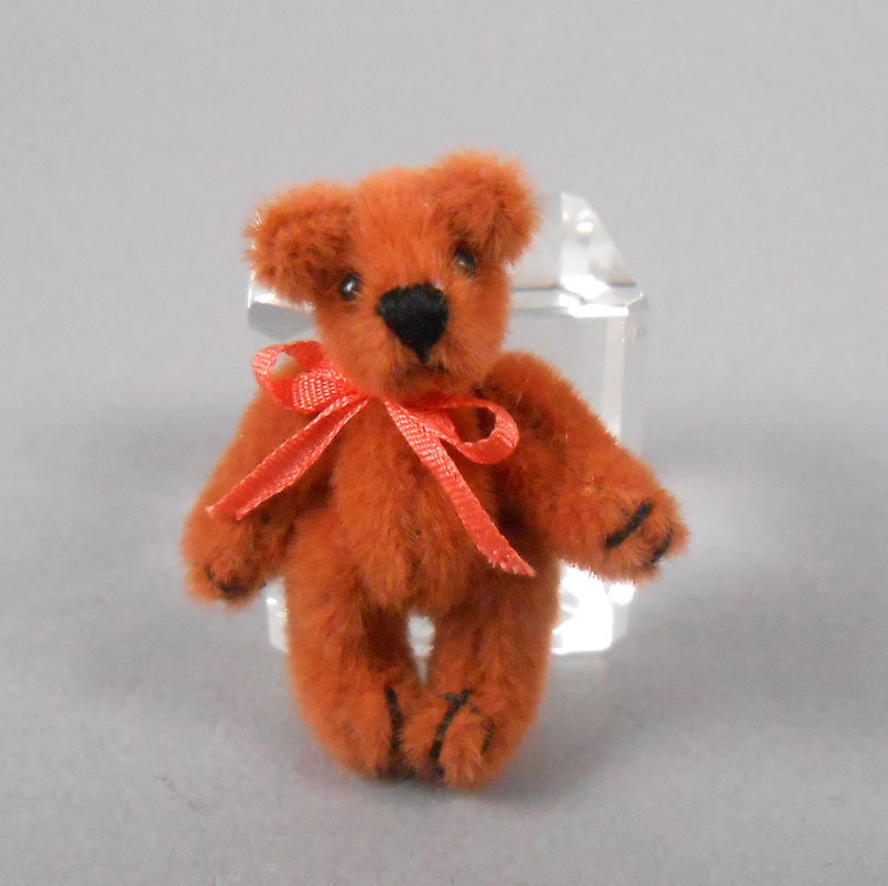 Rust Velvet 1.5 inch Bear